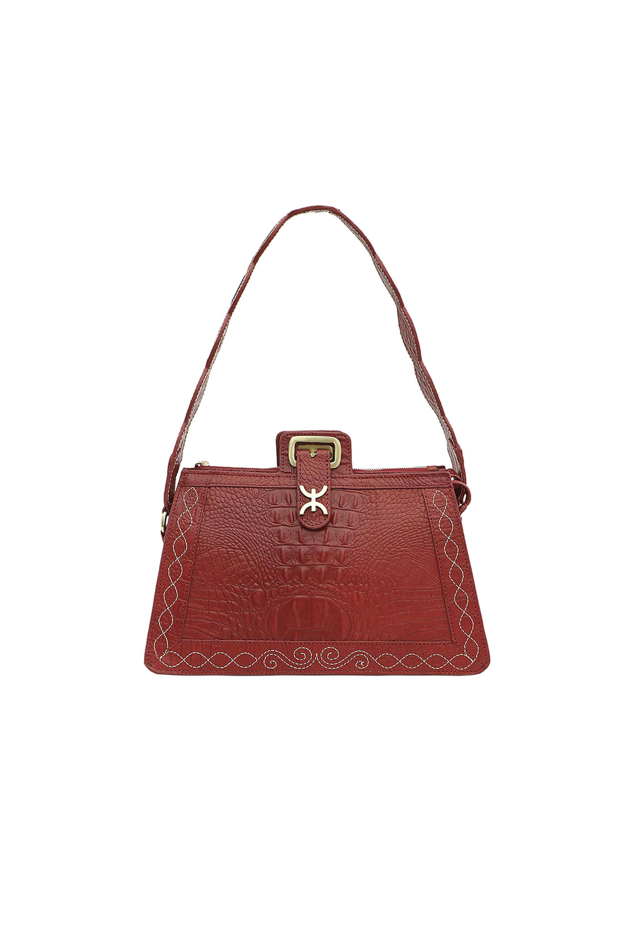 Front-SAHARA-Leather-Women-Casual-Wear-Shoulder-Bag