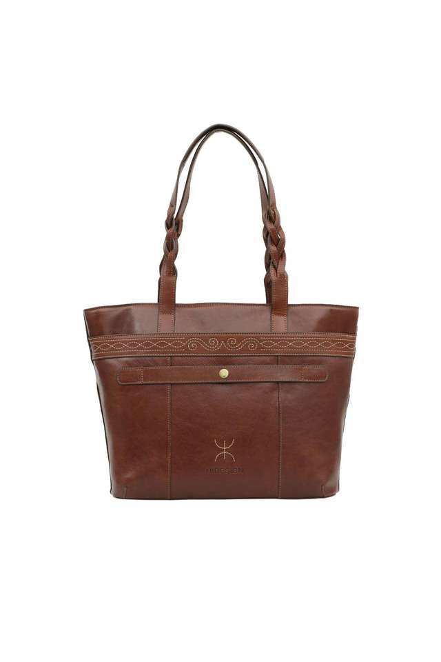 Pure-Leather-Zipper-Closure-Women-s-Tote-Bag