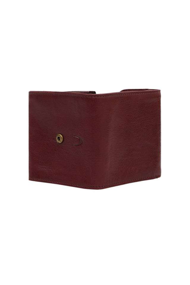 Pure-Leather-Zipper-Closure-Women-s-Bi-Fold-Wallet