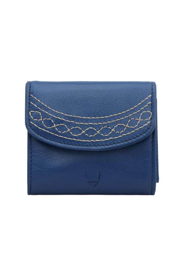 Pure-Leather-Zipper-Closure-Women-s-Bi-Fold-Wallet