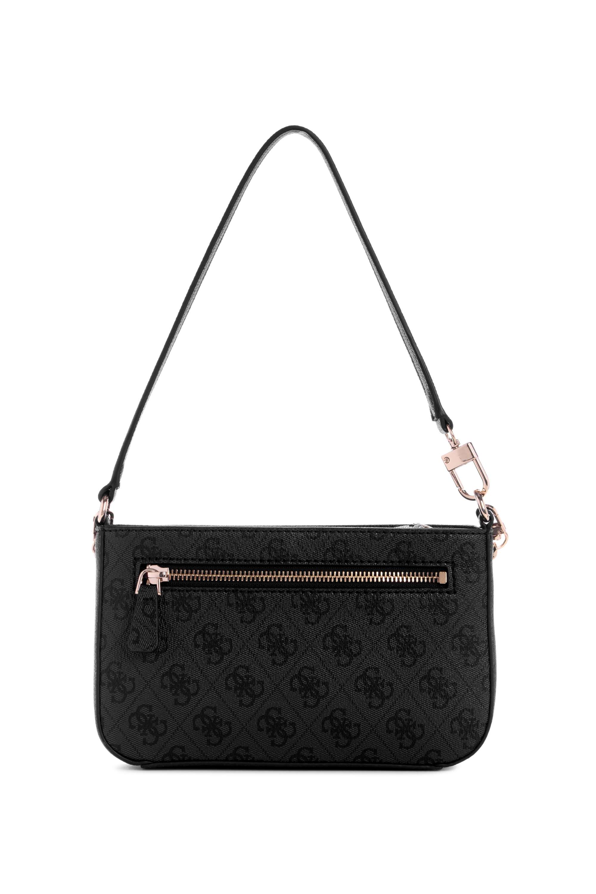 Buy GUESS Brown Zipper Closure PU Women's Noelle Mini Top Zip