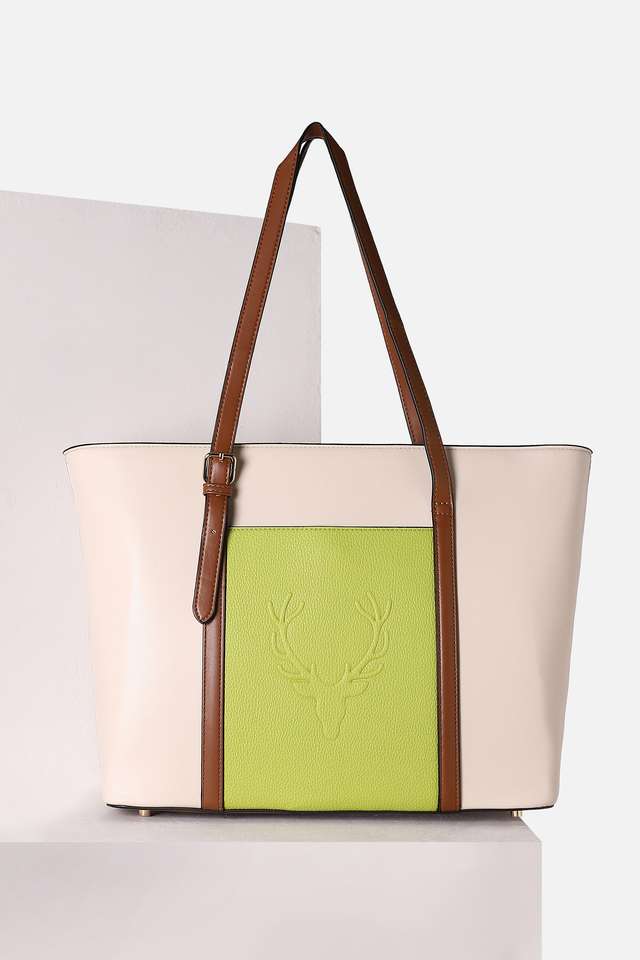 Zipper-Stag-Colorblock-PU-Women-s-Casual-Wear-Shoulder-Bag