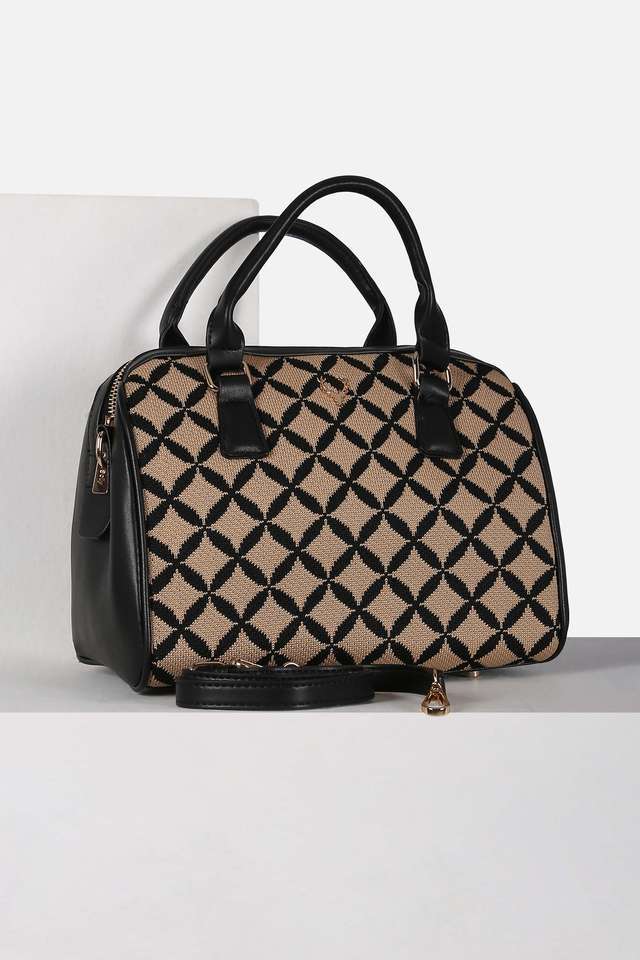 Luxury-Jacquard-Solid-Polyurethane-Zipper-Closure-Women-s-Shoulder-Bag