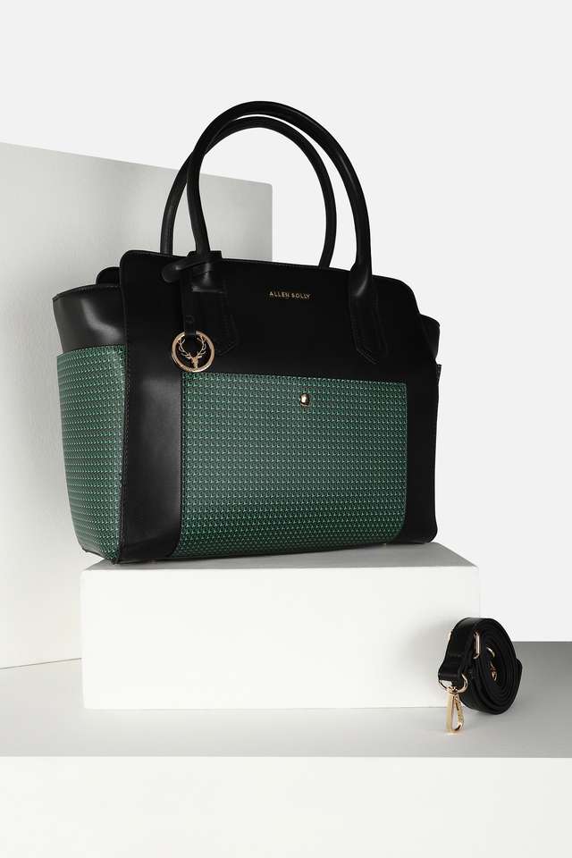 Zipper-Monogram-PU-Women-s-Casual-Wear-Tote-Bag
