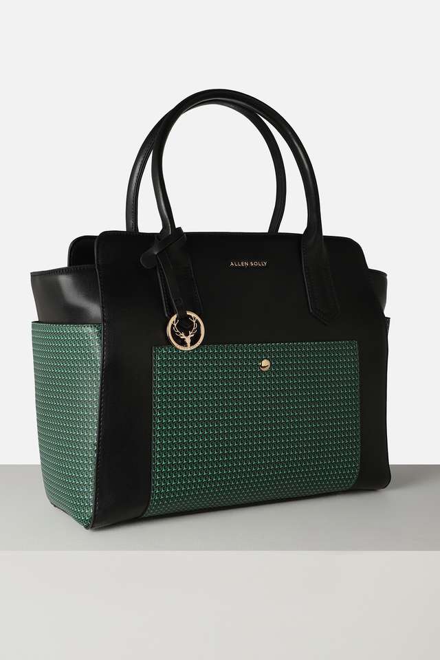 Zipper-Monogram-PU-Women-s-Casual-Wear-Tote-Bag