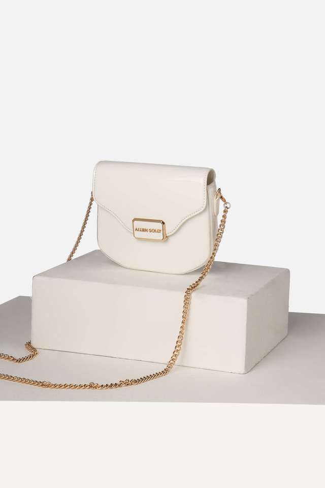 Glamour-Solid-Polyurethane-Magnetic-Closure-Women-s-Sling-Bag