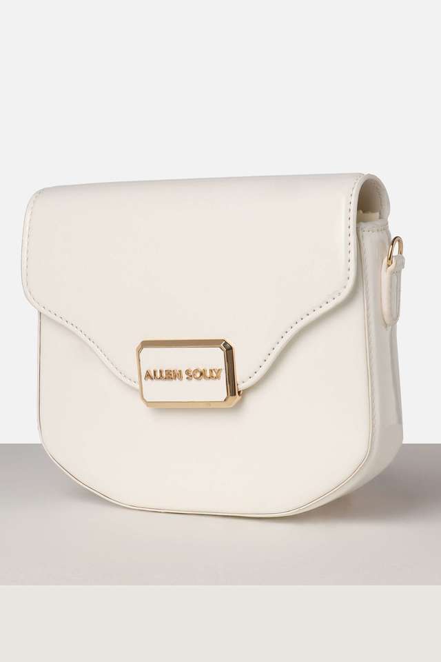 Glamour-Solid-Polyurethane-Magnetic-Closure-Women-s-Sling-Bag