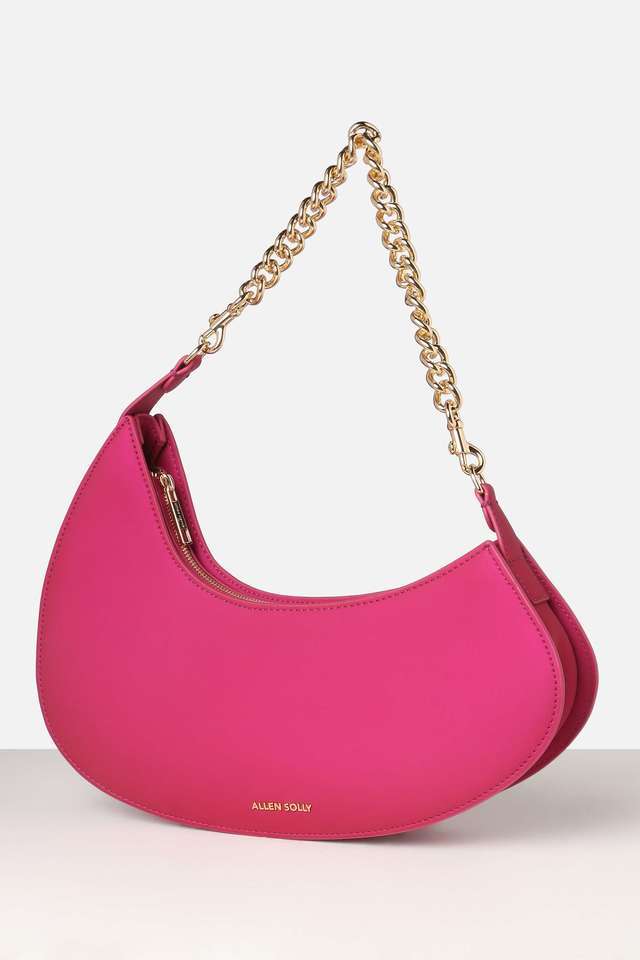 Extra-Solid-Polyurethane-Zipper-Closure-Women-s-Shoulder-Bag