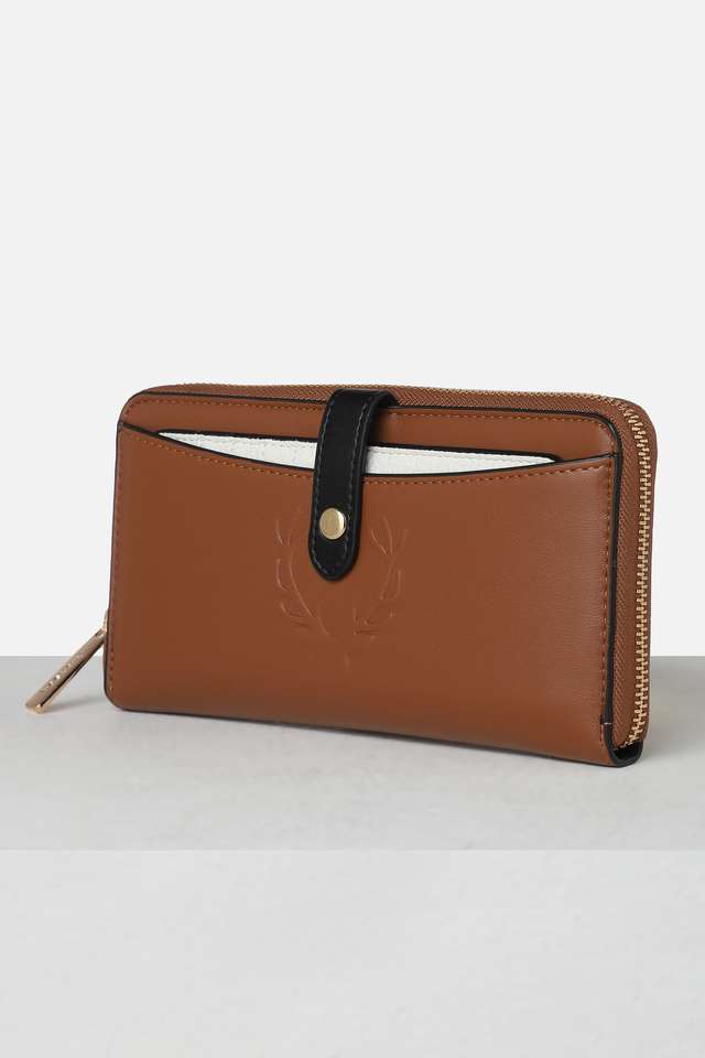 Buy Allen Solly Beige Zipper Stag Colorblock PU Women's Casual