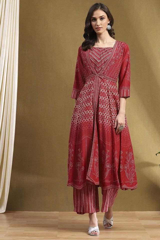 Printed-Full-Length-Modal-Woven-Women-s-Kurta-Set