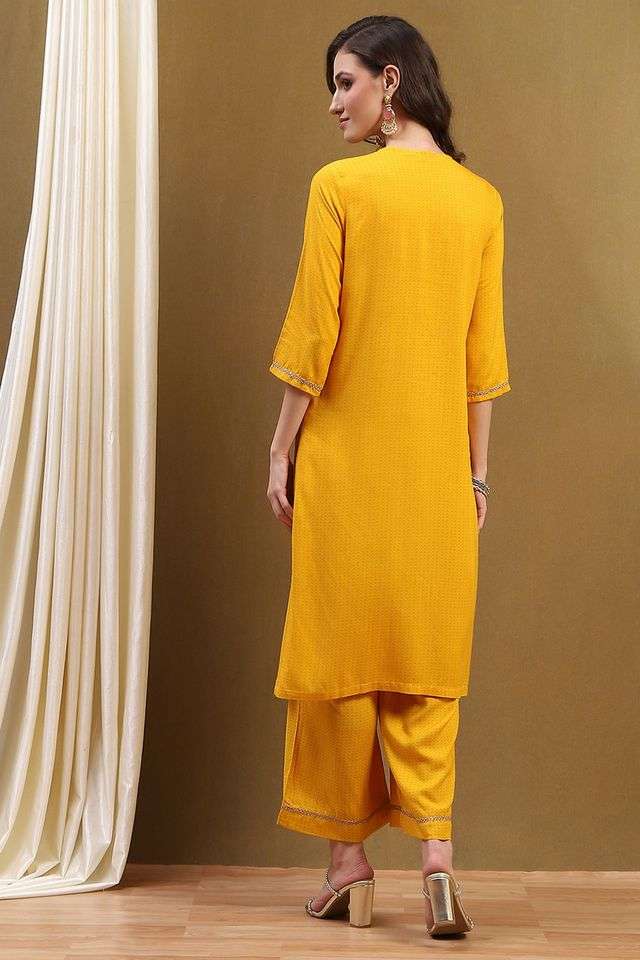 Printed-Full-Length-Rayon-Woven-Women-s-Kurta-Set