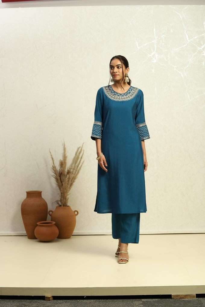 Tie-&-Dye-Viscose-Round-Neck-Women-s-Kurta