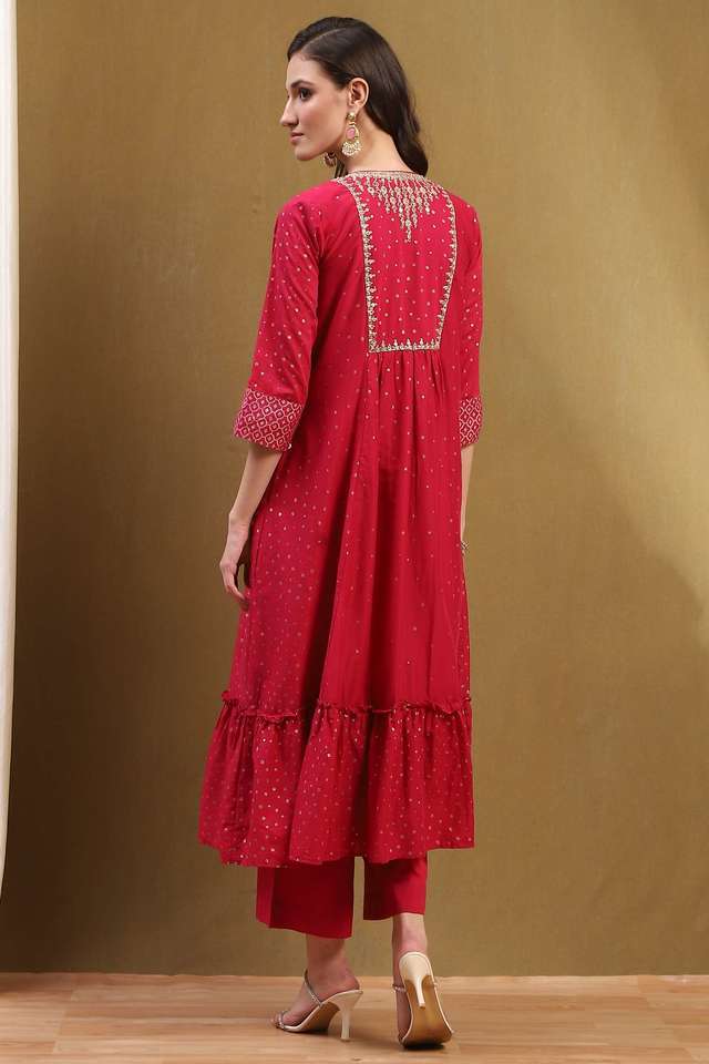 Printed-Full-Length-Cotton-Woven-Women-s-Kurta-Set