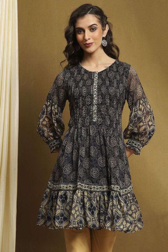 Printed-Polyester-Round-Neck-Women-s-Casual-Wear-Kurti