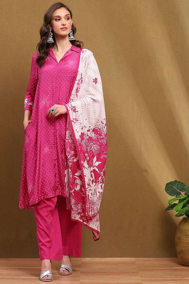 Printed-Full-Length-Rayon-Woven-Women-s-Kurta-Set