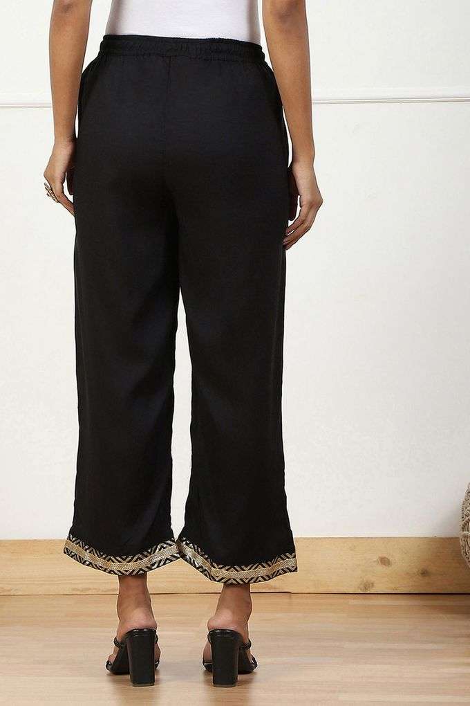 Solid-Full-Length-Rayon-Women-s-Palazzos