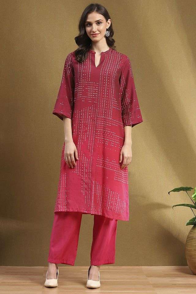 Printed-Full-Length-Viscose-Woven-Women-s-Kurta-Set