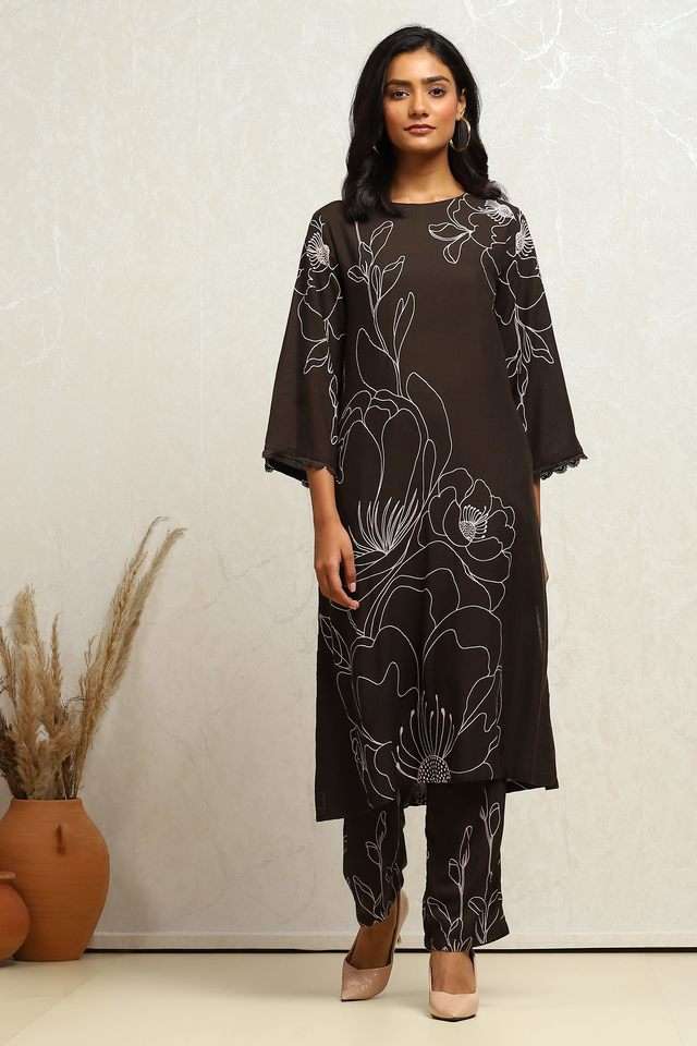 Printed-Full-Length-Rayon-Woven-Women-s-Kurta-Set