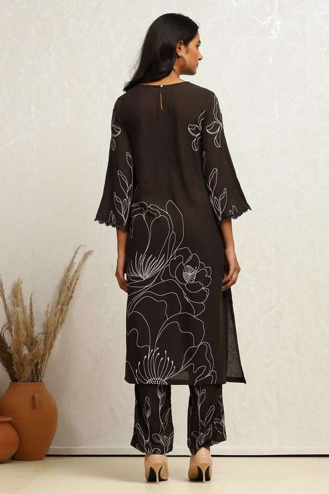 Printed-Full-Length-Rayon-Woven-Women-s-Kurta-Set