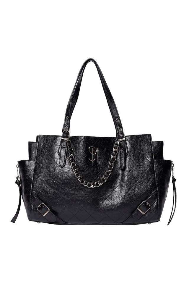 Winter-Vibes-PU-Zipper-Closure-Women-s-Tote-Bag