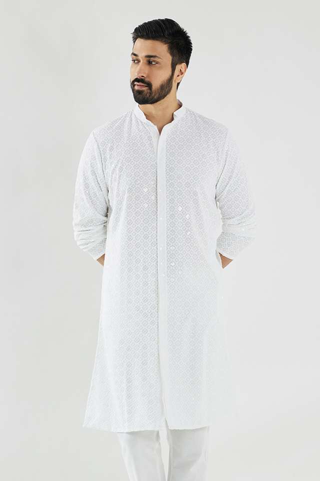 Schiffli-Viscose-Collared-Men-s-Festive-Wear-Kurta