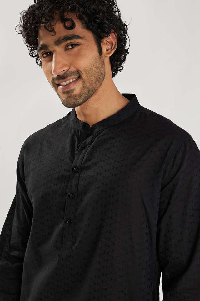 Dobby-Cotton-Collared-Men-s-Casual-Wear-Kurta