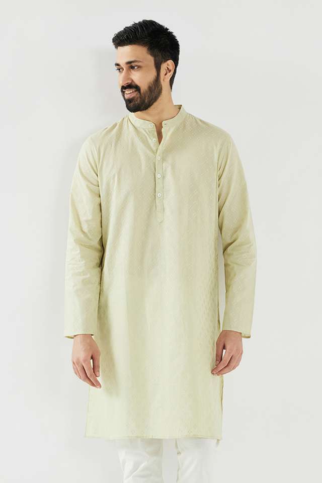 Dobby-Cotton-Collared-Men-s-Casual-Wear-Kurta