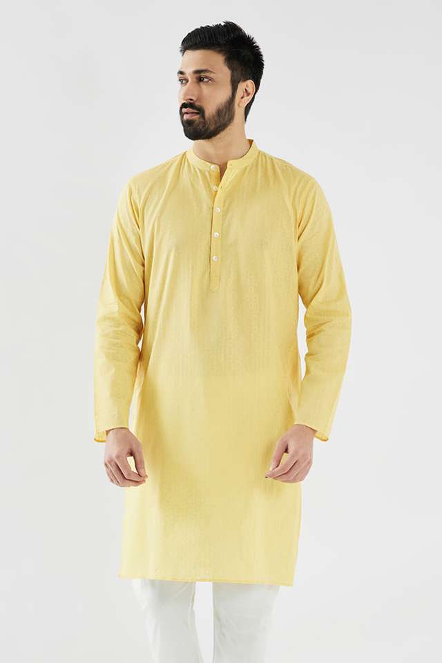 Dobby-Cotton-Collared-Men-s-Casual-Wear-Kurta