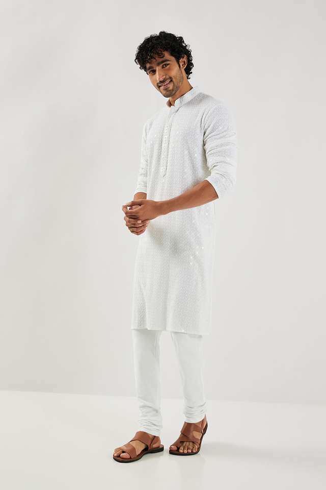 Schiffli-Viscose-Collared-Men-s-Festive-Wear-Kurta