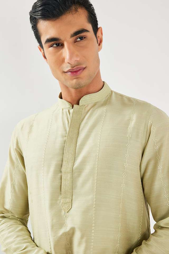 Embroidered-Viscose-Collared-Men-s-Festive-Wear-Kurta