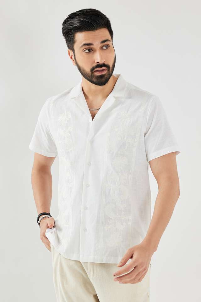 Embroidered-Cotton-Regular-Fit-Men-s-Casual-Wear-Shirt