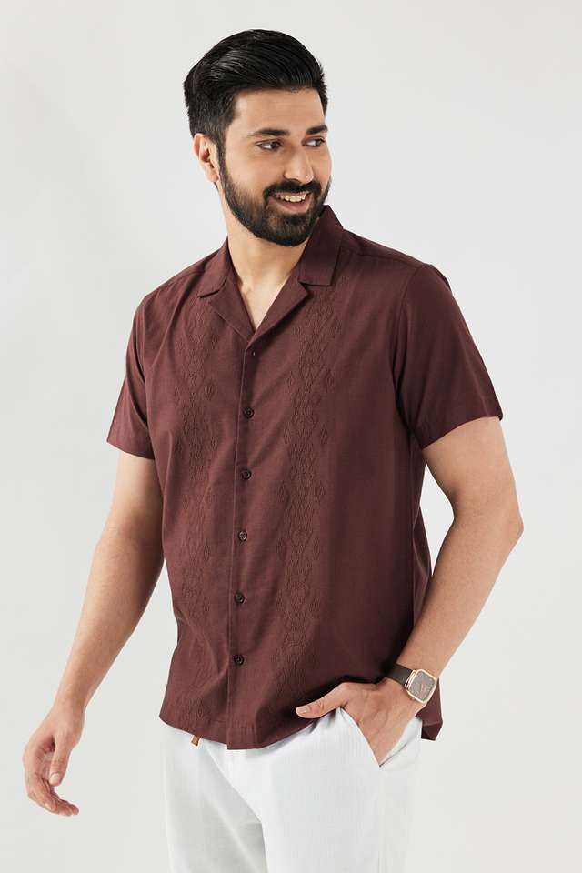 Embroidered-Cotton-Regular-Fit-Men-s-Casual-Wear-Shirt