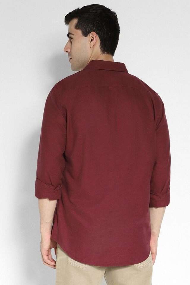 Solid-Cotton-Slim-Fit-Men-s-Casual-Wear-Shirt