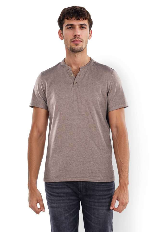 Solid-Cotton-Round-Neck-Men-s-T-Shirt