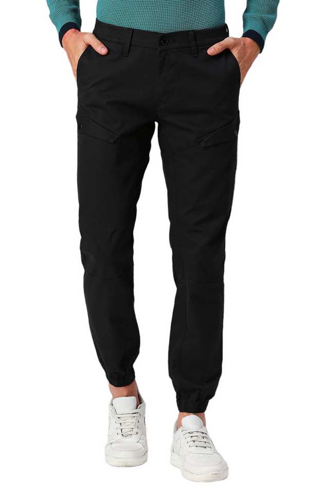 Printed-Blended-Fabric-Regular-Fit-Men-s-Casual-Trousers