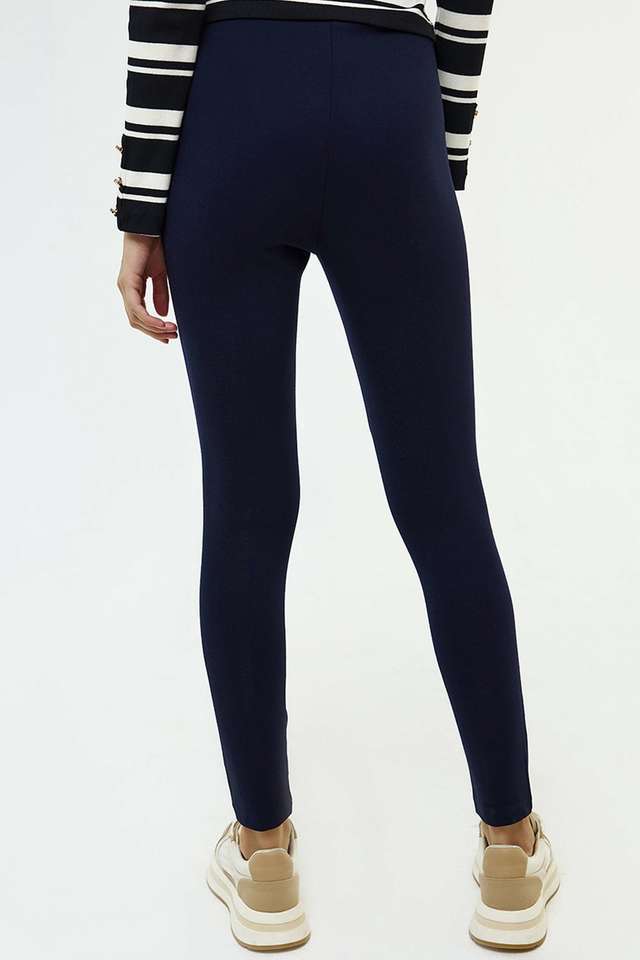 Solid-Polyester-Regular-Fit-Women-s-Trousers