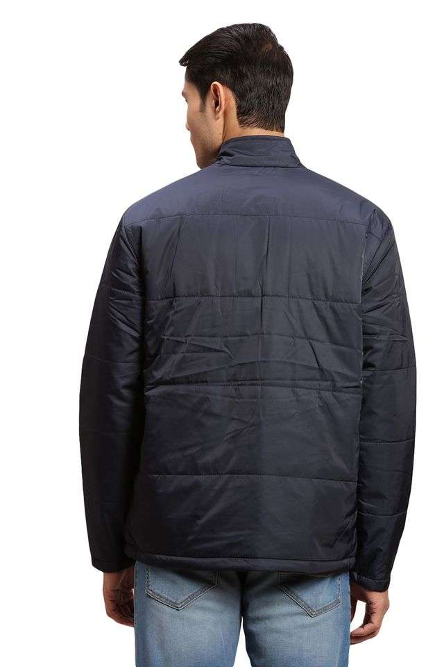 Buy Color Plus Navy Solid Polyester Regular Fit Men's Casual