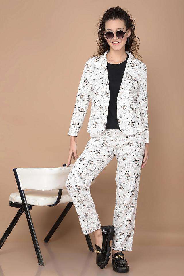 crimsoune club Floral Polyester Regular Fit Women's Co-Ord Set-picture-31