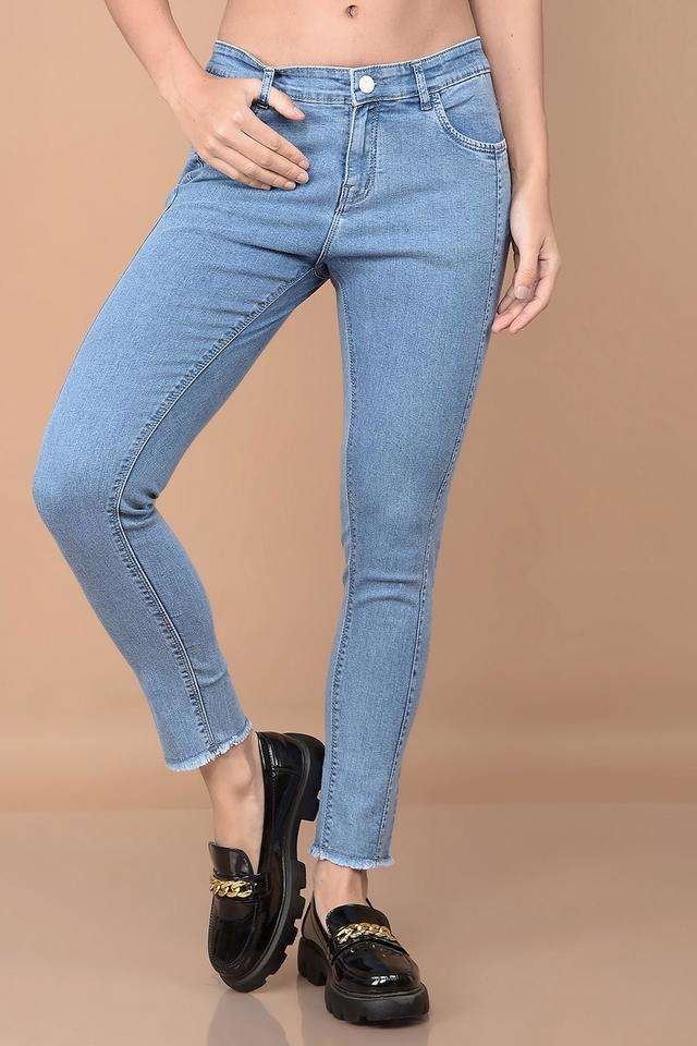 crimsoune club Mid Rise Blended Fabric Skinny Fit Women's Jeans-picture-28