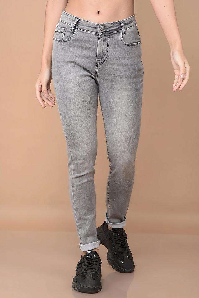 crimsoune club High Rise Blended Fabric Skinny Fit Women's Jeans-picture-36