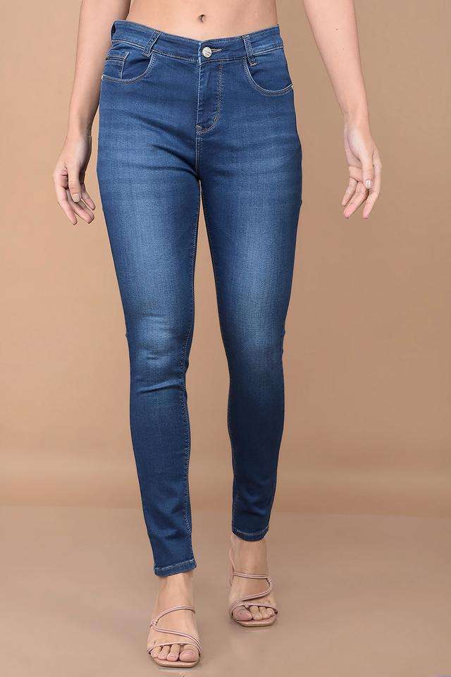 crimsoune club High Rise Blended Fabric Skinny Fit Women's Jeans-picture-27