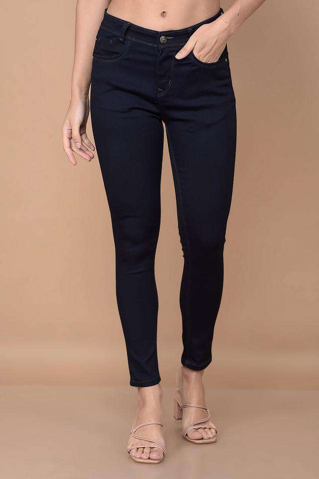 crimsoune club Mid Rise Blended Fabric Skinny Fit Women's Jeans-picture-33