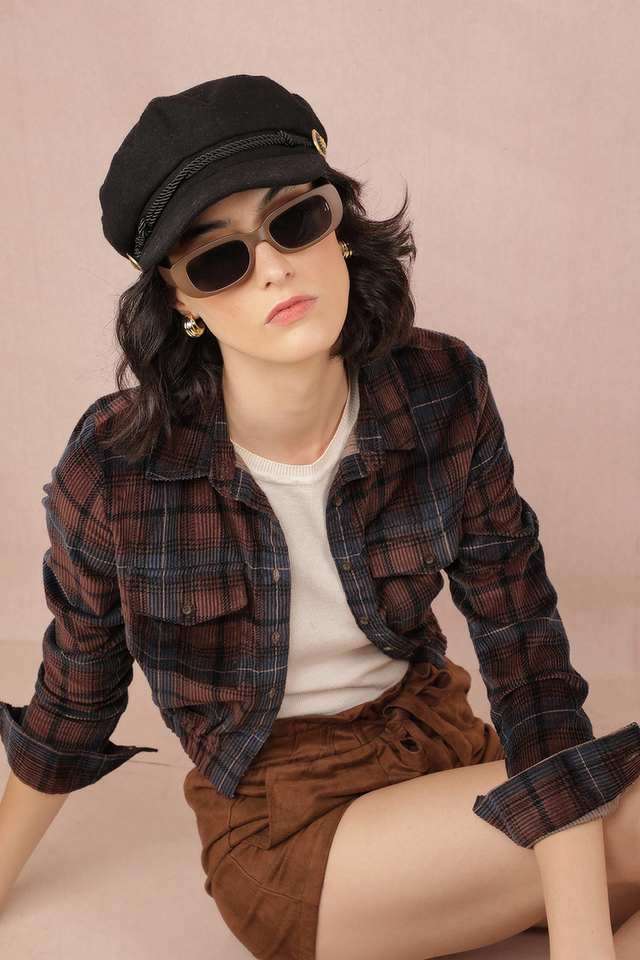 crimsoune club Checks Cotton Collared Women Shirt-picture-27