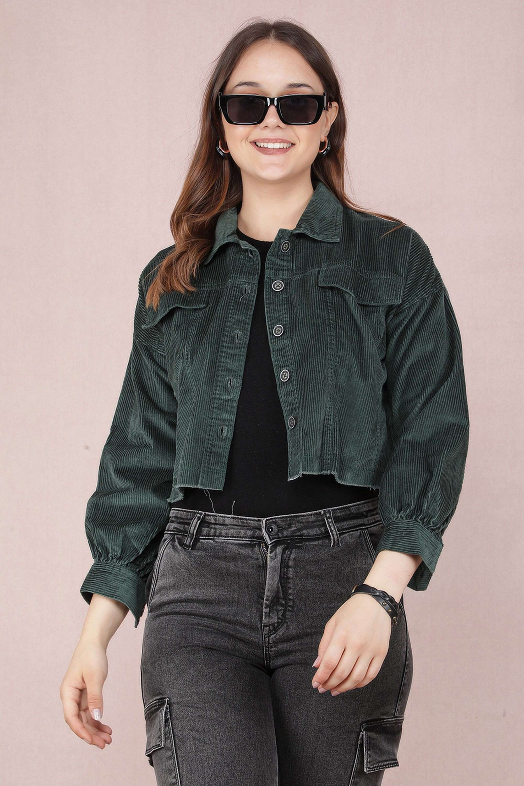 crimsoune club Textured Collared Cotton Women Jacket-picture-11