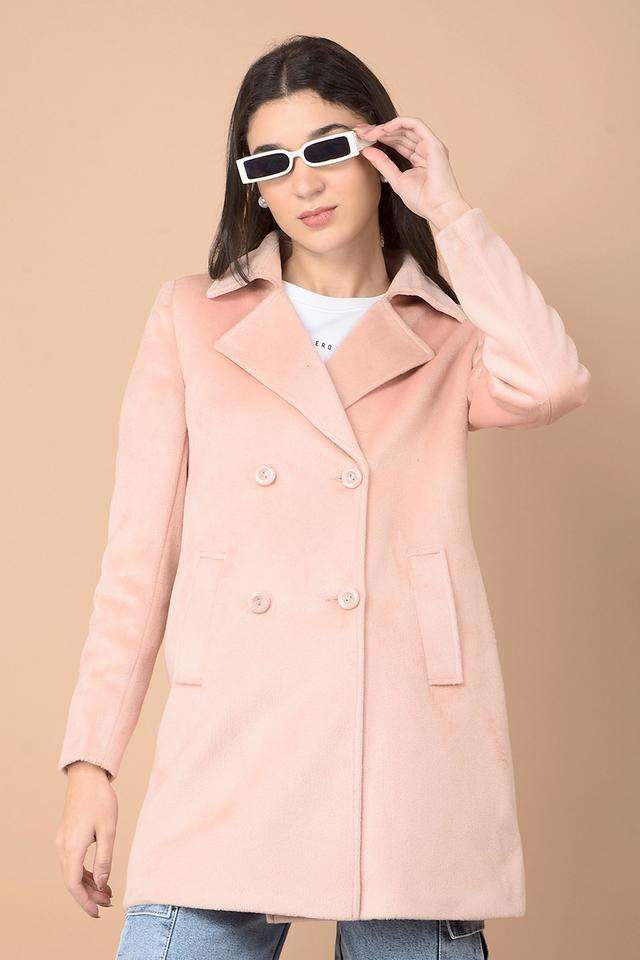 crimsoune club Solid Collared Polyester Women Coat-picture-11