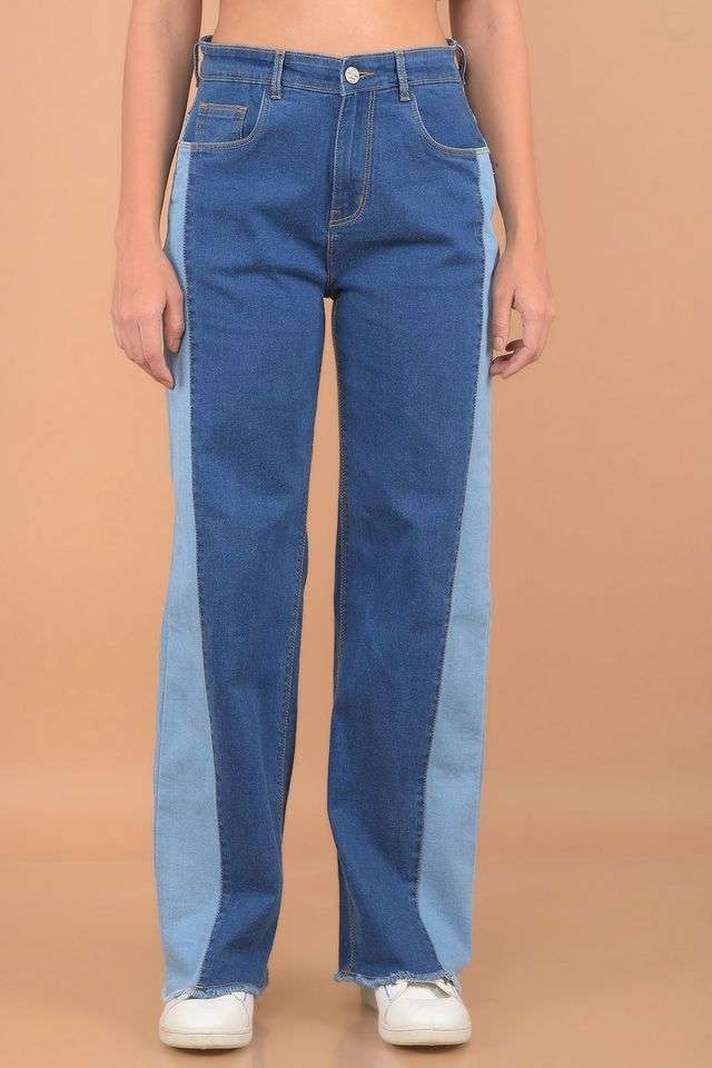 crimsoune club Mid Rise Blended Fabric Oversized Fit Women's Jeans-picture-27