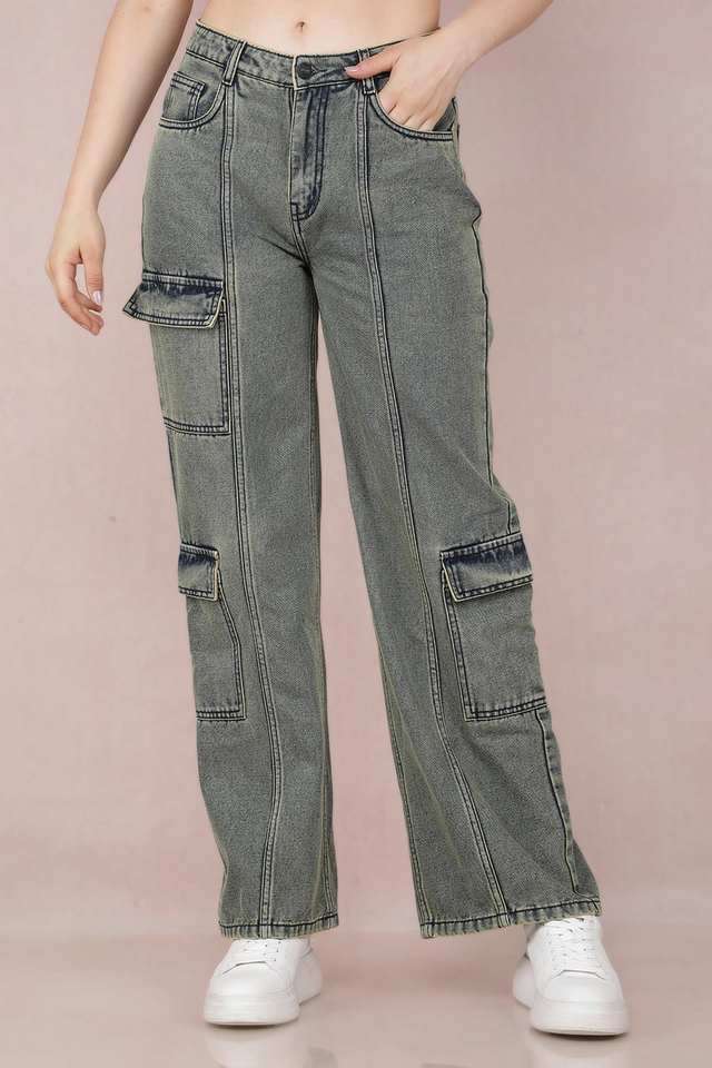 crimsoune club Mid Rise Cotton Oversized Fit Women's Jeans-picture-25