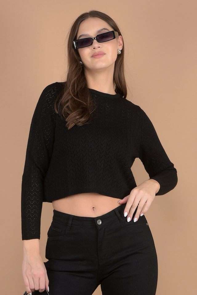crimsoune club Solid Round Neck Acrylic Women Sweater-picture-16