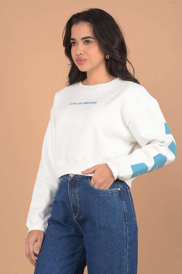 Typographic-Round-Neck-Blended-Fabric-Women-s-Winter-Wear-Sweatshirt