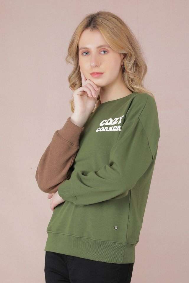 Graphic-Print-Round-Neck-Blended-Fabric-Women-s-Winter-Wear-Sweatshirt